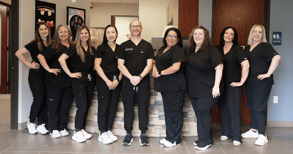 The Big Picture Pediatric Dentistry team outside the practice