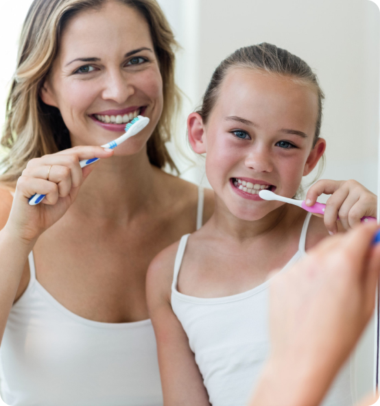 A young patient during a gentle dental check-up